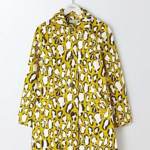 Boden New Modern Mac Animal Print Coat